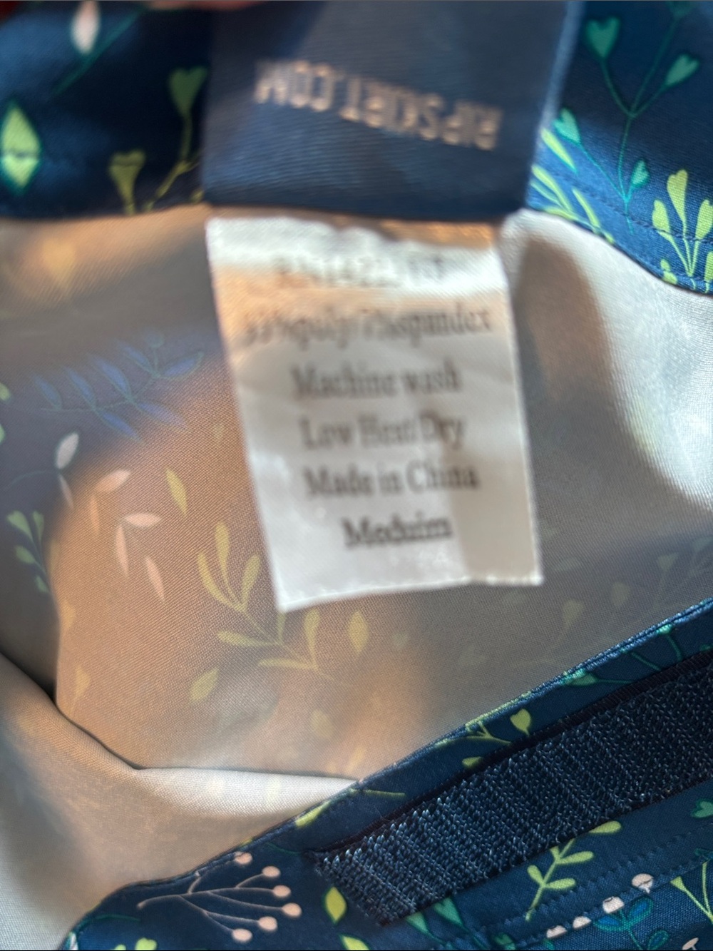 Rip Skirt Hawaii Blue Floral-Print Wrap Skirt - Picture 7 of 8